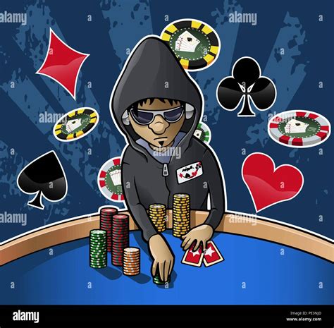 Poker Cartoon .